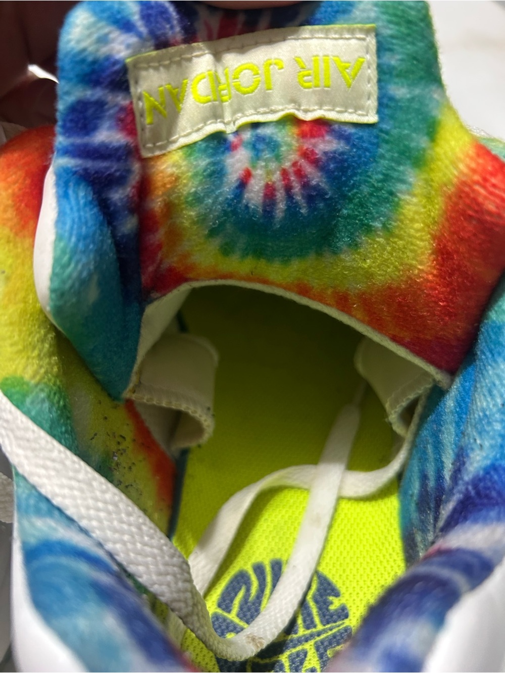 Air Jordan 5 Retro Low G Tie-Dye New Rare OG Golf Shoes Mens 12M CW4205-100 - Picture 8 of 13